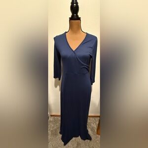 Mother bee maternity dress navy